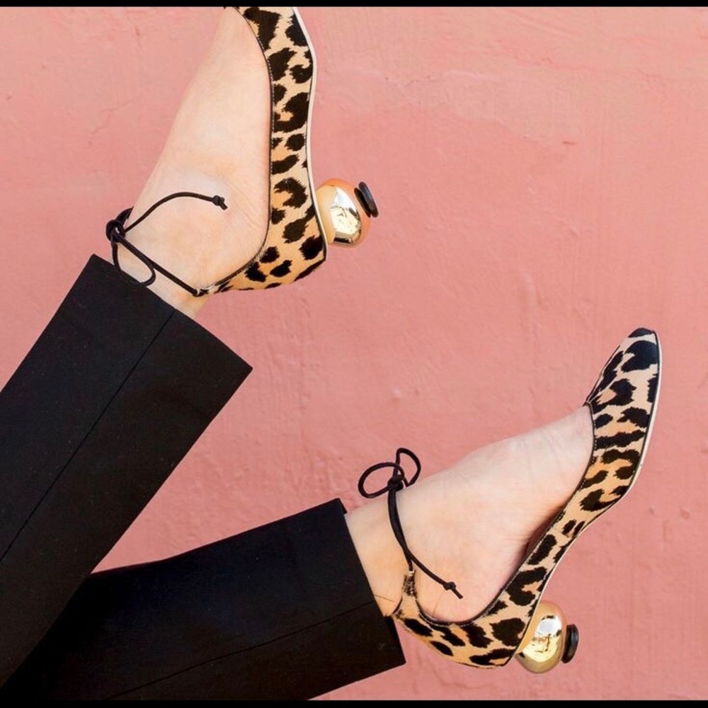 Kate Spade leopard Olana Heels